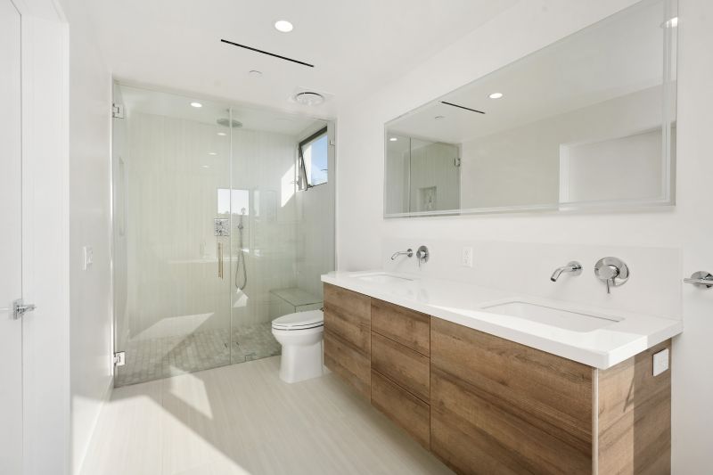 Contemporary Bathroom with Floating Vanity